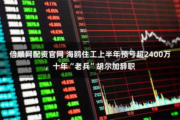 倍顺网配资官网 海鸥住工上半年预亏超2400万，十年“老兵”胡尔加辞职